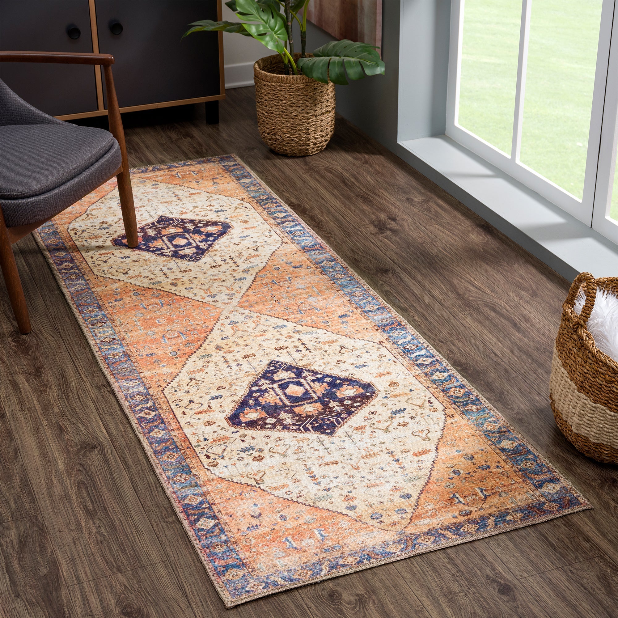 Ionia IO-01 Traditional Washable Rug - Image 11