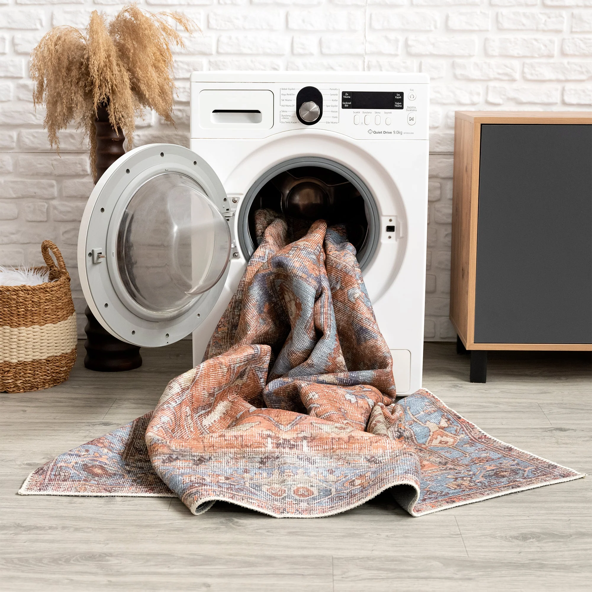 Ionia IO-11 Traditional Washable Rug - Image 5